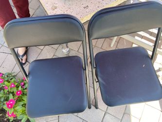 Two Folding Chairs