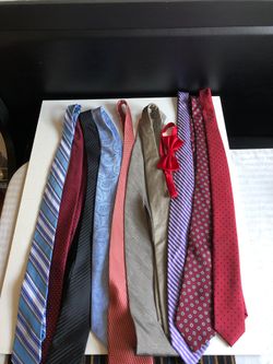 A bunch of ties