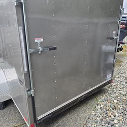 16x7  V NOSE ENCLOSED TRAILER