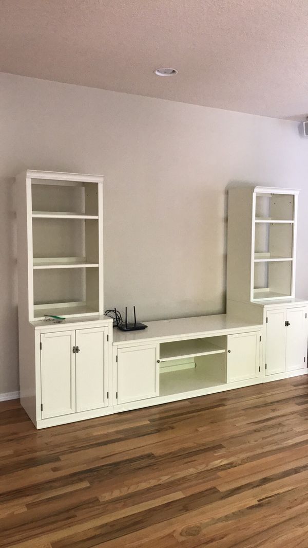 Like New Pottery Barn Logan Large Media Center For Sale In Tigard