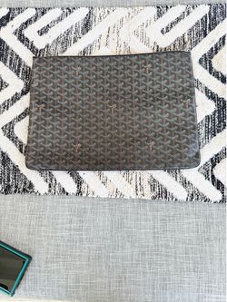 Goyard Goyardine Senat Pochette GM clutch bag Brown
