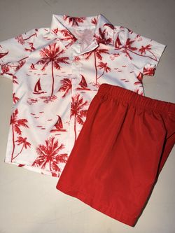 New Boys 2pc Size 4 Short Set
