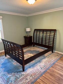 Moving Sale - Solid Wood Queen Bedframe