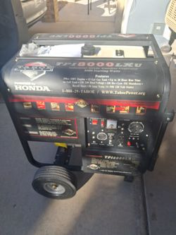Honda Tahoe Generator 8000 like new 2
