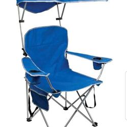 uik Shade Full Size Shade Folding Chair for Camping, Polyester, Arm Rest|