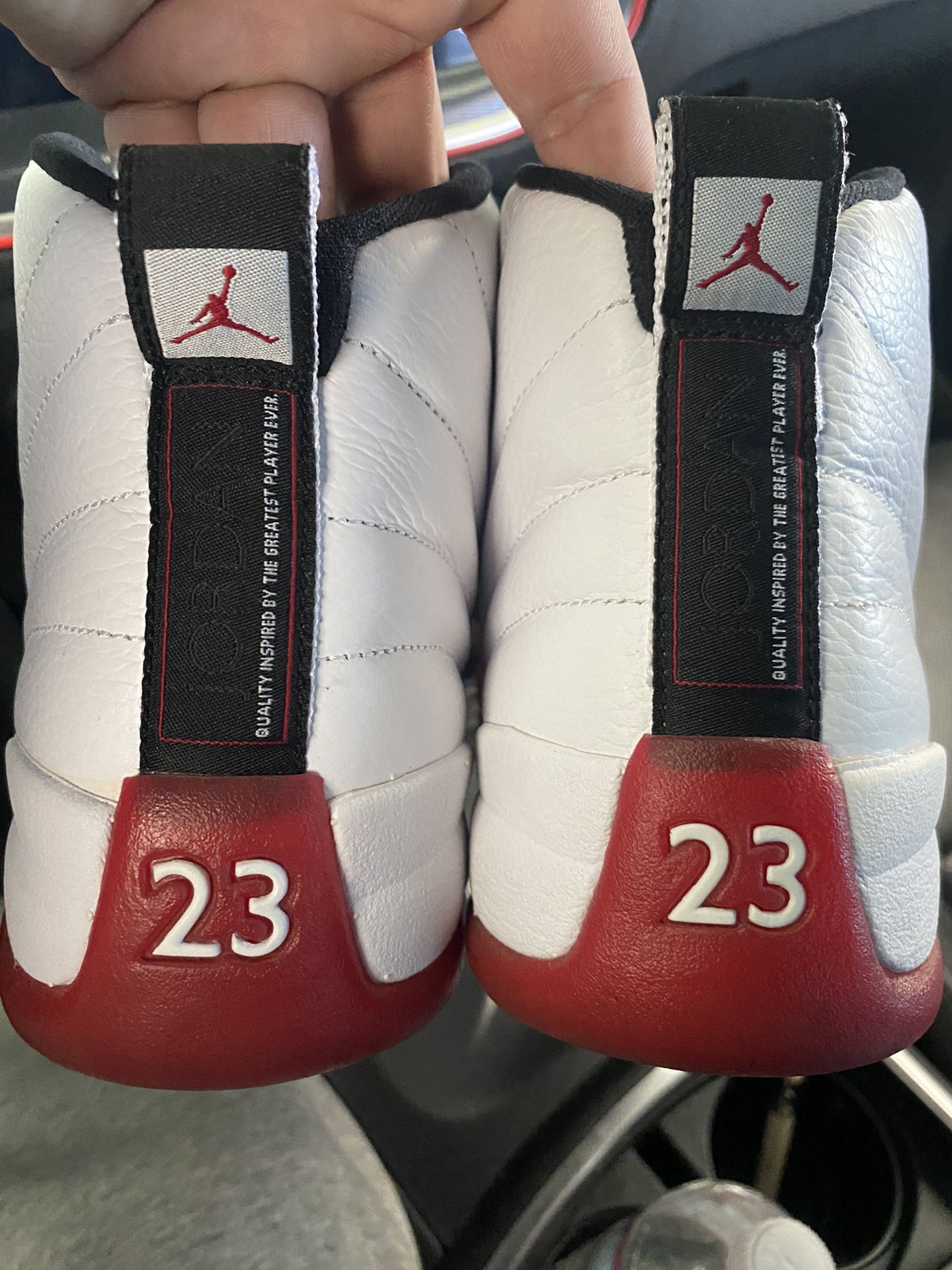 Jordan 12 Cherry Red !!! Size 5.5 Youth for Sale in Baltimore, MD - OfferUp