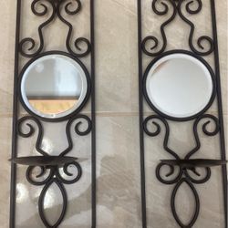 Metal Wall Candle Holder 