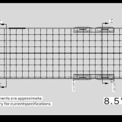  8.5x28ft trailer frame. pup trailer