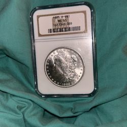 1885 O Morgan Silver Dollar MS65 NGC Graded