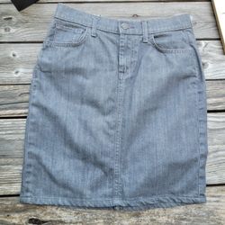 Old Navy Grey Denim Skirt 