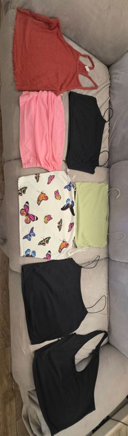 Shirts crop Tops All size L