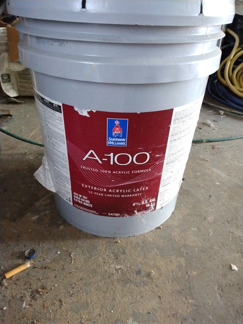Un Opened 5 Gallon A-100 Sherwin Williams Paint