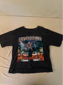 Official Lil Wayne Tha Block Is Hot Graphic T Shirt Black Size Large Rap Hip Hop