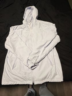 All White Nike Windbreaker