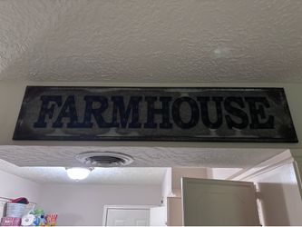 Large Metal Farmhouse Wall Hanging