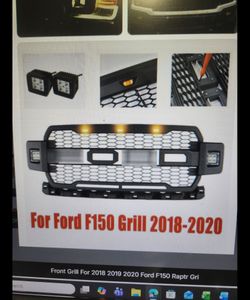 Ford Grill F150 with LED Lights  2018-2020