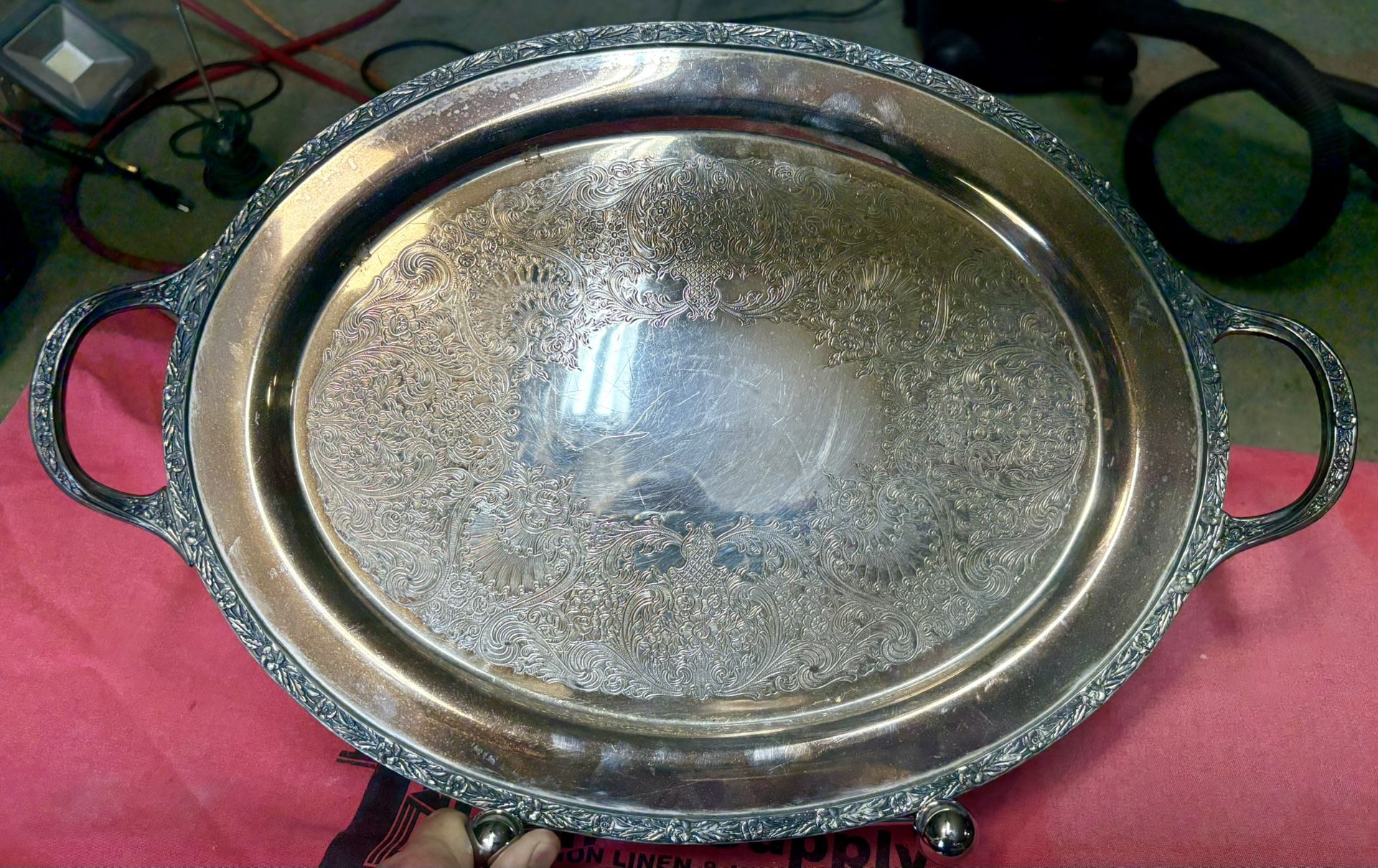 Silver Tray Platter