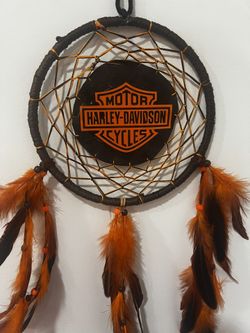 Harley Davidson’8 Ring Dreamcatcher Handmade