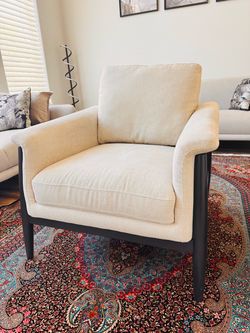 Light beige arm chair
