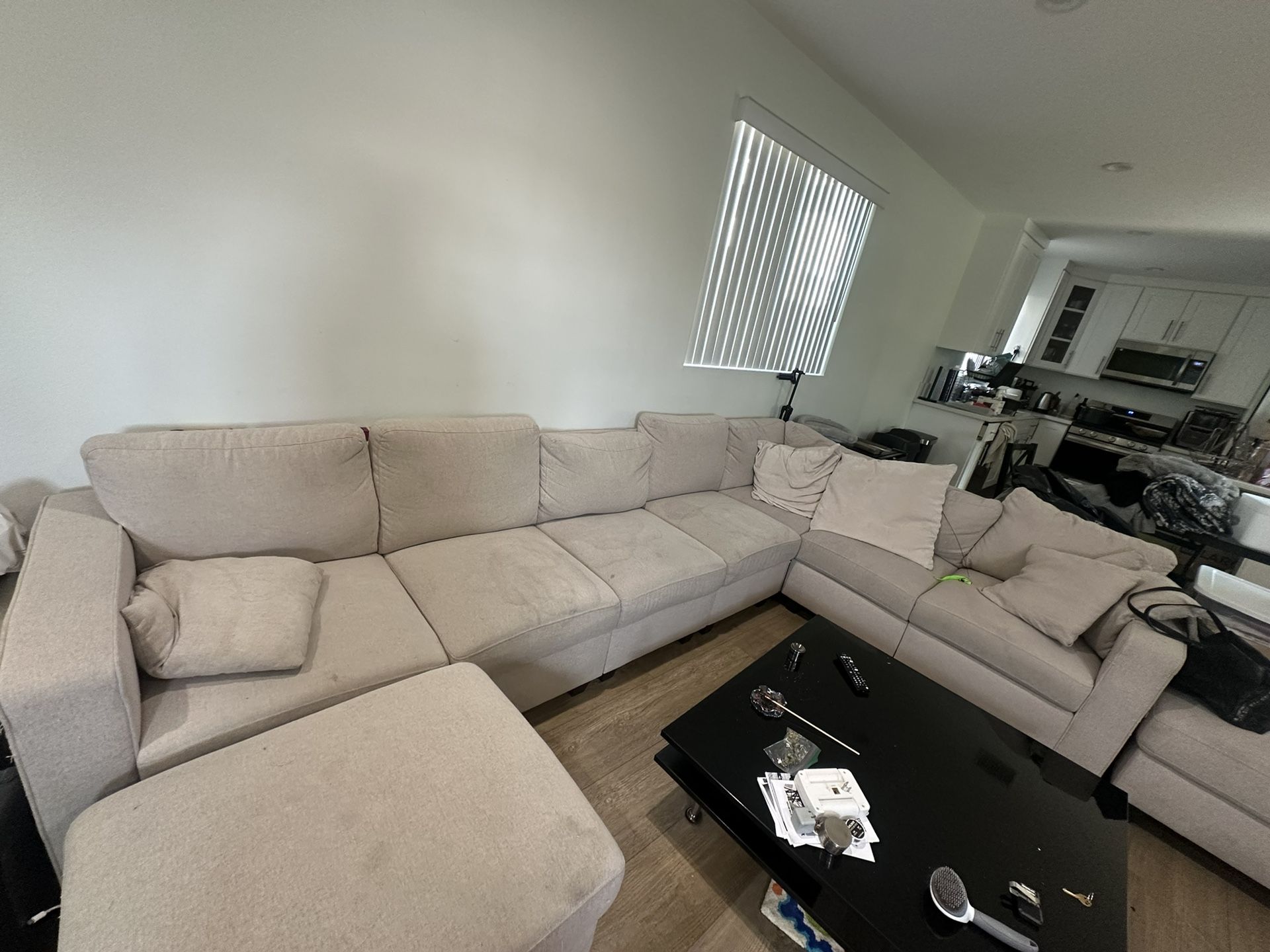 Cream Couch Sectional