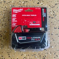 Milwaukee M18 18-Volt 4.0 Ah Lithium-Ion XC Extended Capacity Battery Pack