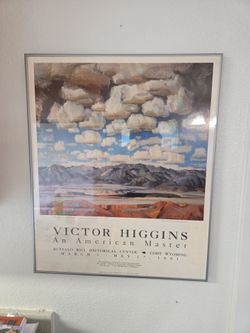 Victor Higgins An American Master Framed Exhibition Poster