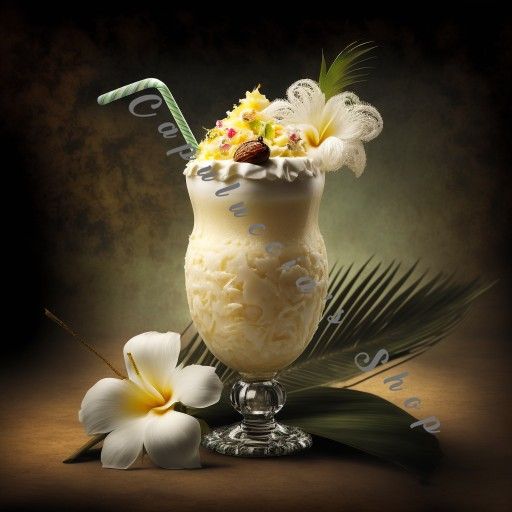 Delicious cocktail drink art wall decor poster