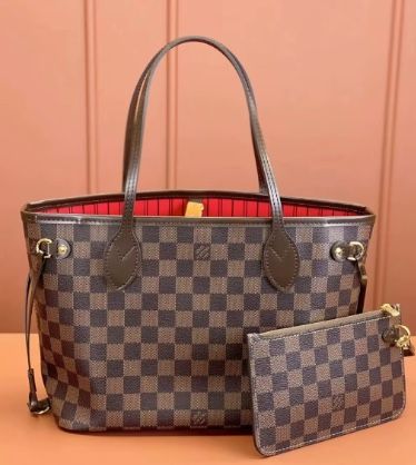 Louis Vuitton embossed shopping bag