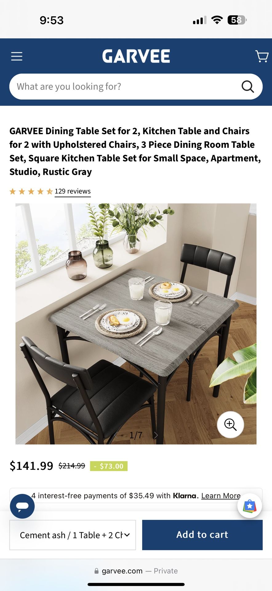 New. Table And Chairs