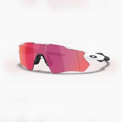 Oakley Radar EV Path Prizm Field Iridium Lens White Frame sunglasses