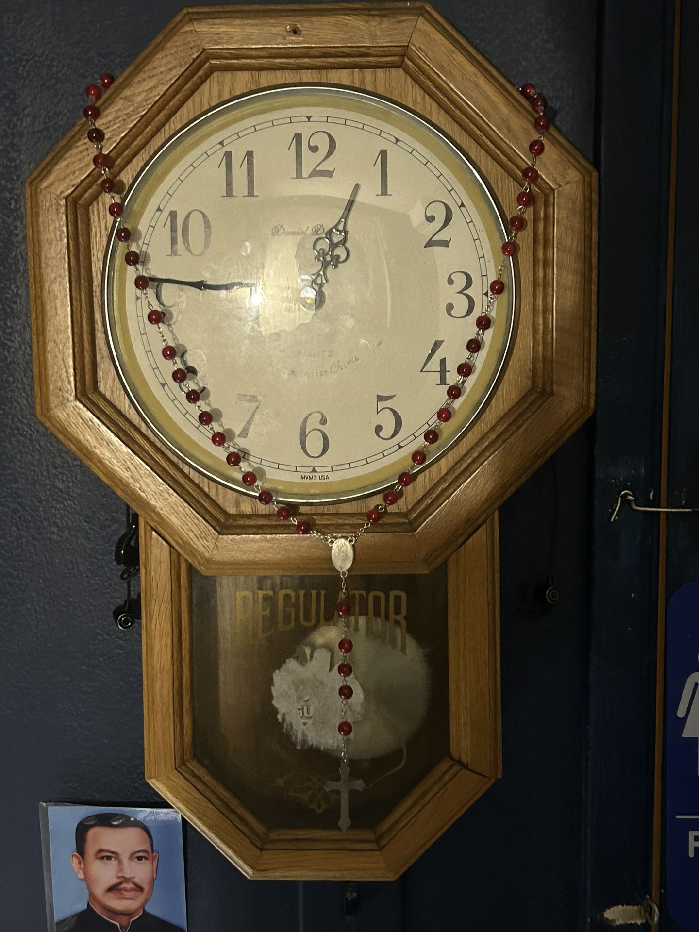 Walls Clock W/sounds Tones 