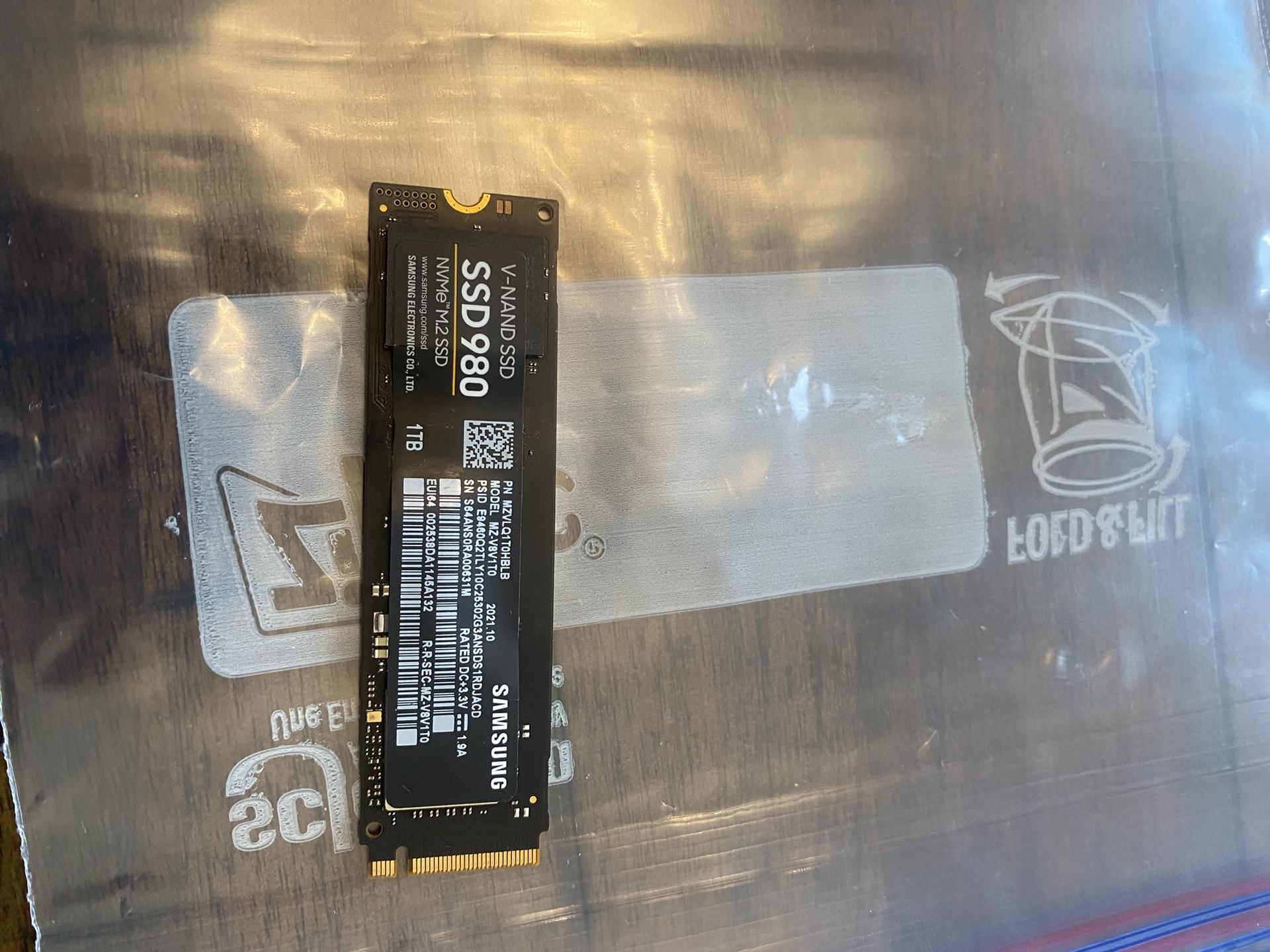 Samsung 980 1tb SSD