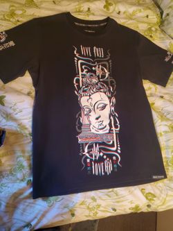 Rage Nation live free love all T-shirt black medium
