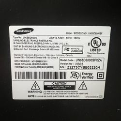 SAMSUNG 55” Smart TV - Prefect for Display