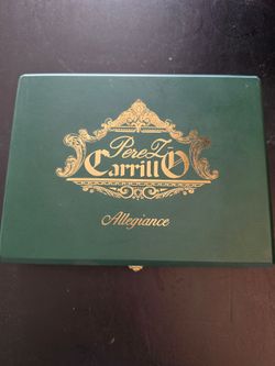 Perez-Carrillo Allegiance Empty Cigar Box