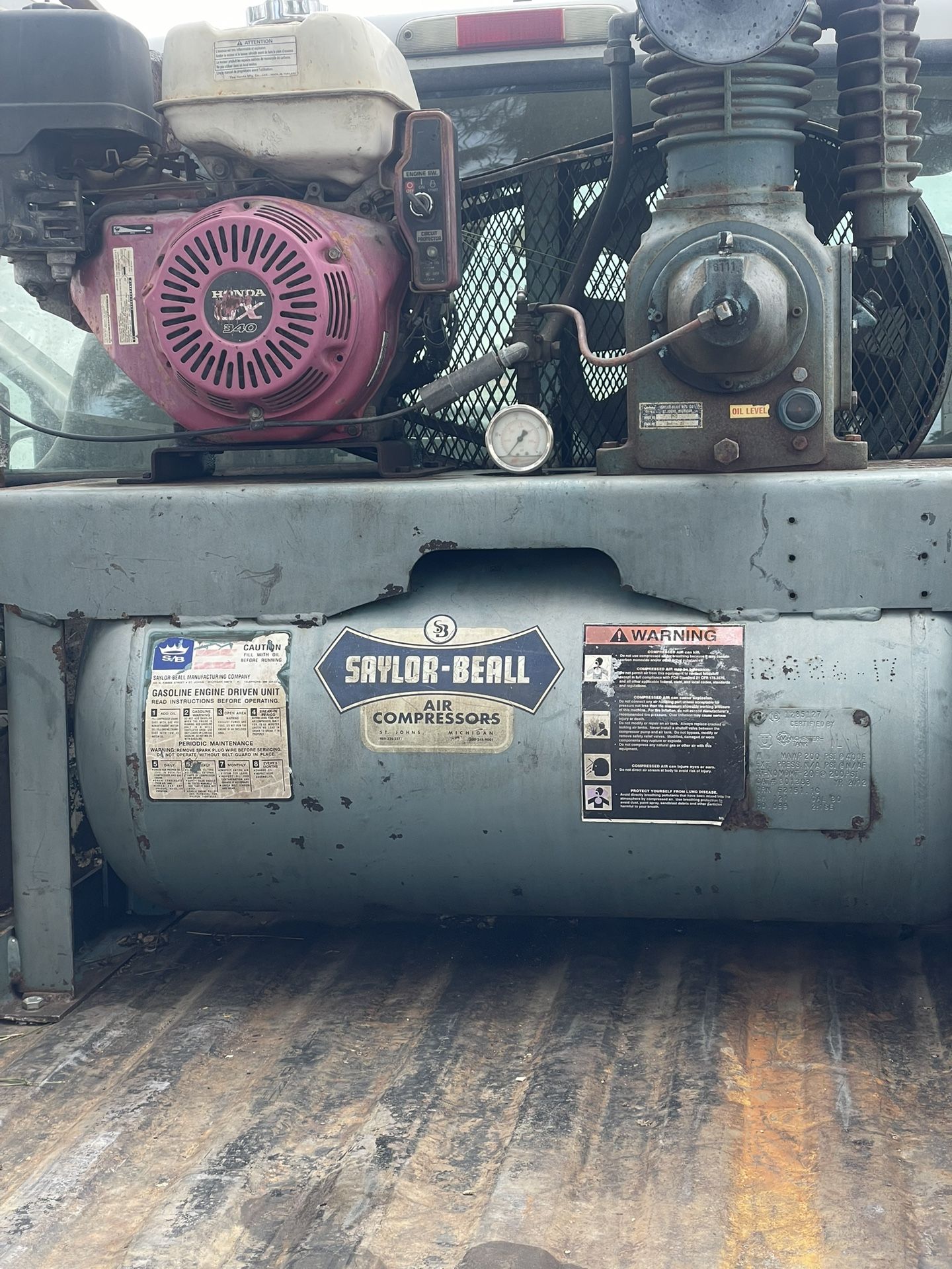 Gas Air Compressor