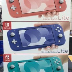 Nintendo Switch Lite Brand New Sealed With 1 Year Warranty 