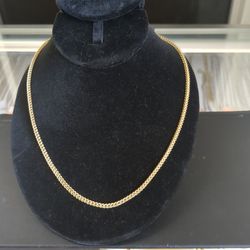 10k Gold Necklace 12.1 Grams 26 Long Layway Aveilable 10% Down If You Interested Ask Maribel Thank You 