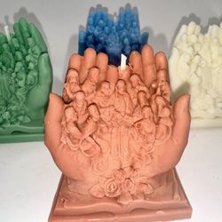 Jesus Candle - Natural Soy & Beeswax | Holiday Candles | Christmas