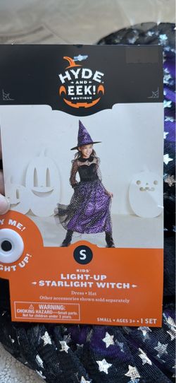 Hyde & Eek Kids' Light-Up Starlight Witch Costume