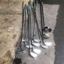 Golf bag ,clubs , Gloves Shoes Etc