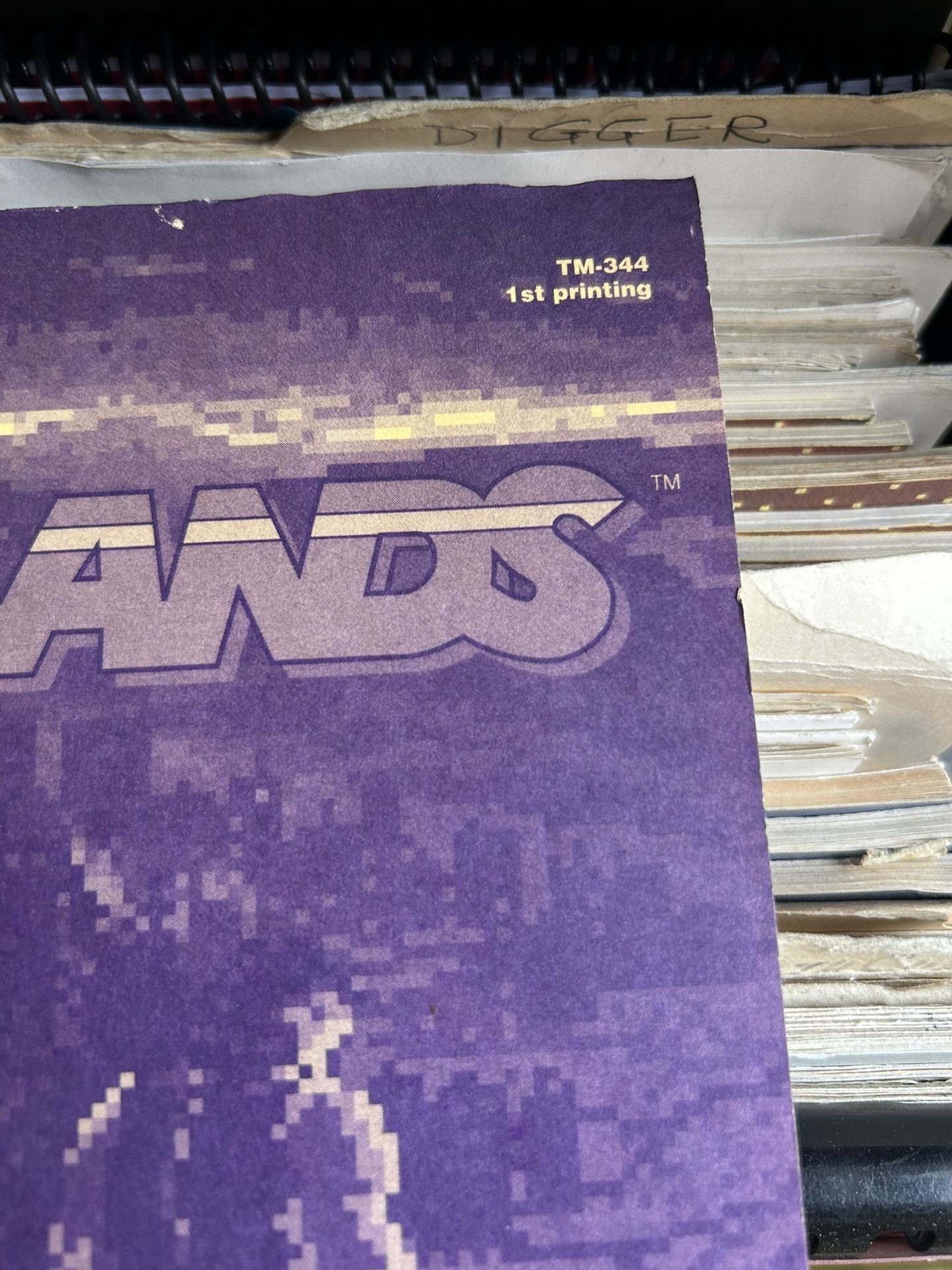 Orignal Atari Badlands TM-344 1st Printing Arcade Manual