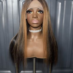 WIG 100% HUMAN HAIR 24”