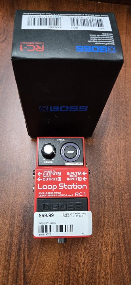 BOSS LOOP STATION RC-1 GUITAR PEDAL