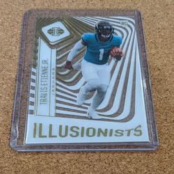 2021 Illusions Travis Etienne Rookie Illusionists Clear Acetate