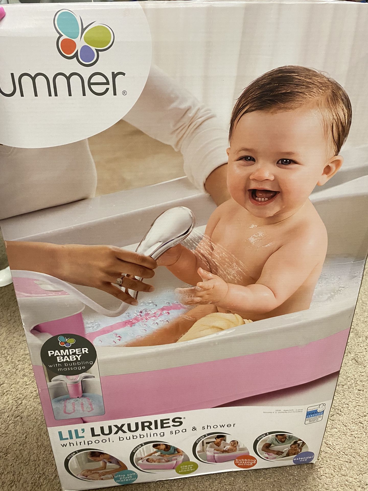 Baby Girl Spa Bath