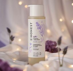 Honest Calm Shampoo + Body Wash - Lavender, 18oz - $10