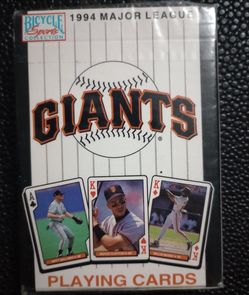 SAN FRANCISCO GIANTS PLAYING CARDS