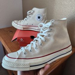 CONVERSE CHUCK 70 VINTAGE CANVAS PARCHMENT/GARNET/EGRET
