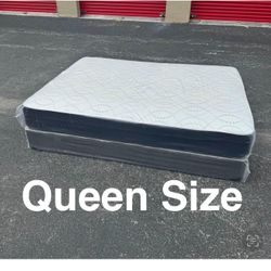 NEW Mattress Queen Size Regular With Box Spring // Offer  🚚